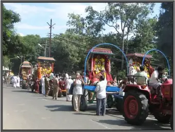 Procession going'round the Hill